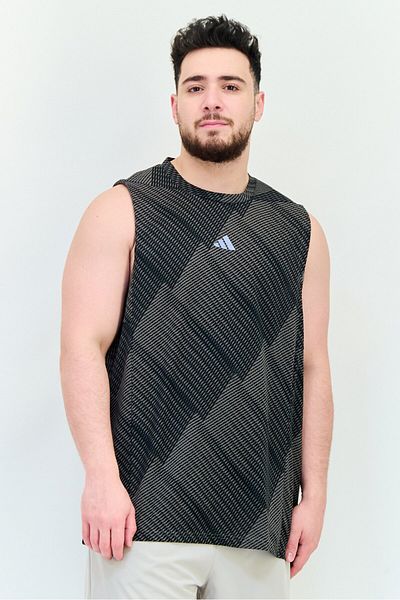 adidas Men Sportswear Fit Sleeveless Training Vest, Multicolor