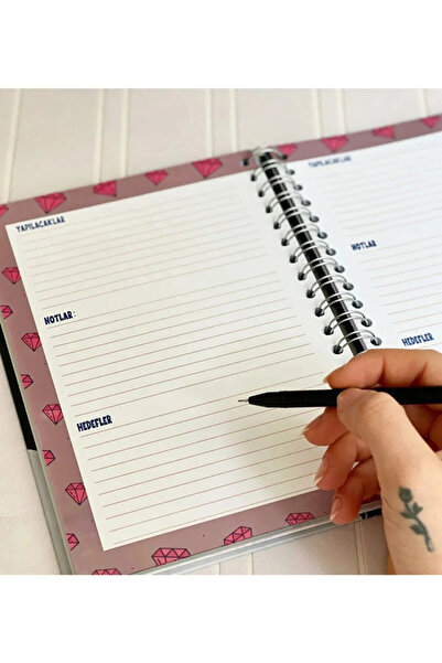 hediyeofisi If You Can Dream It, You Can Design It |   Unlimited Talking Agenda Weekly Planner with Sticker