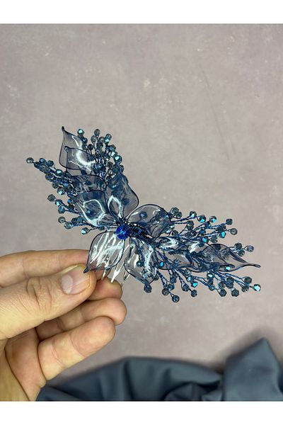 Hayalperest boncuk Özün Detailed Scalloped Bridal Hairpin