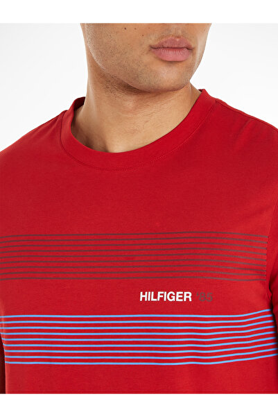 Tommy Hilfiger Tommy Hilfiger Men Red Short Sleeve T-Shirt