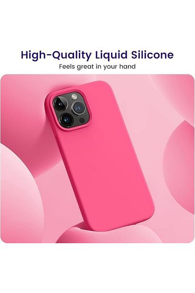 Generic Silicone Cover Compatible with iPhone 14 Pro Max 6.7 " , Ultra Slim Fit with Full Body Protection