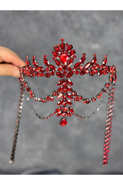 Hayalperest boncuk Almeda Moving Dangle Bridal Henna Crown Fascia Model