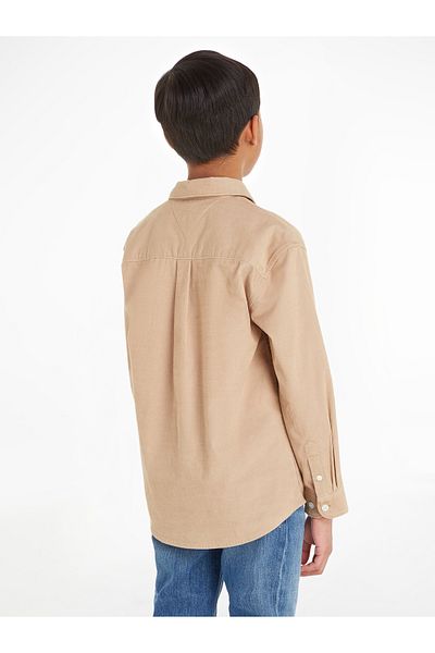 Tommy Hilfiger Boys Cream Corduroy Shirt
