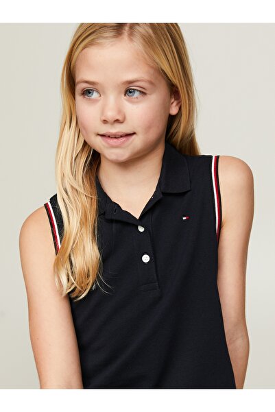 Tommy Hilfiger Women Blue Classic Mini Polo Dress