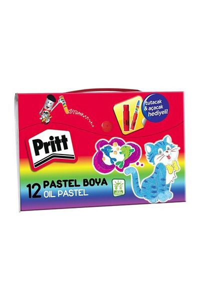 Pritt 12 Pieces with Pastel Paint Bag -1048062