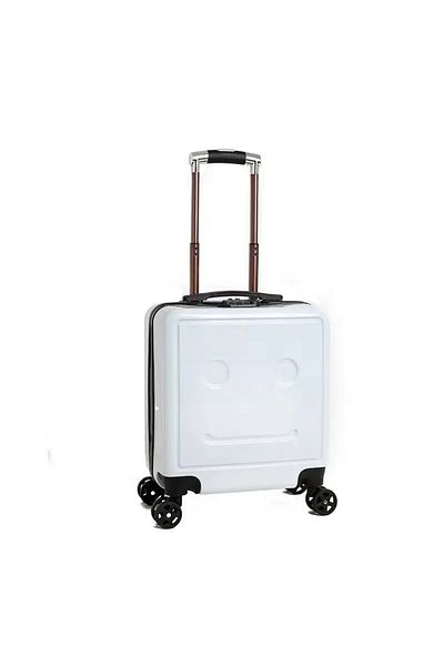 ABYZ Cărucior de călătorie pentru copii model Easy Trip personalizabil 48x38x24 cm 360 roți culoare albă ABYZ™