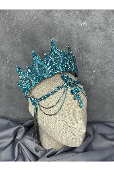 ESPEREST Balca High Model Sallantılı حجاب الحناء للعرائس