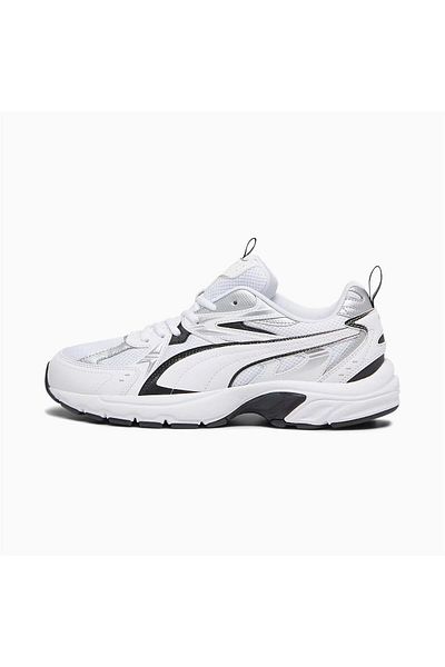 Puma 392322 01 Ανδρικά αθλητικά παπούτσια Milenio Tech Λευκό-Μαύρο-Ασημί