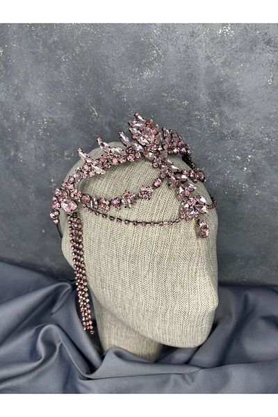 Hayalperest boncuk Dangle Forehead Almeda Bridal Henna Crown