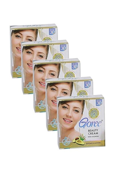 goree كريم تجميل أبيض بالليكوبين، 5 قطع، 30 جرام