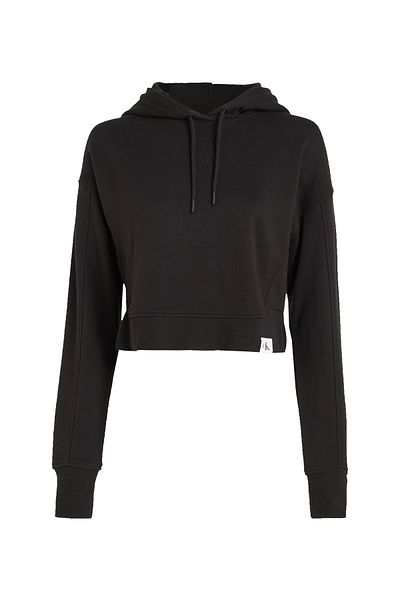 Calvin Klein Calvin Klein Women Black Rib Mix Tab Hoodie