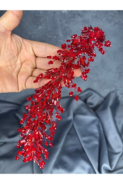 Hayalperest boncuk Hera Crystal Beaded Bridal Henna Crown Hair and Turban Accessory