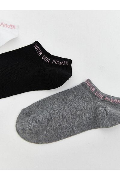 LC Waikiki Lcw Eco Girls' Booties Socks 3-Pack (S5)