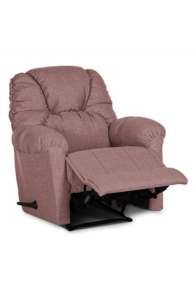 American Polo | American Polo | Linen Classic Recliner Chair - Dark Pink - 92×78x103