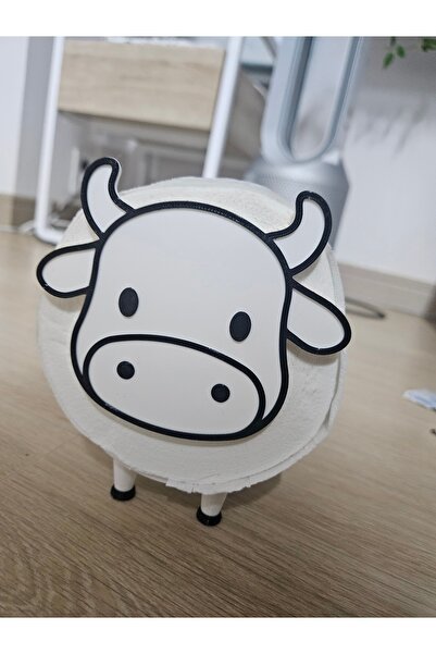 GİT3D suport pentru hartie igienica vaca decor baie