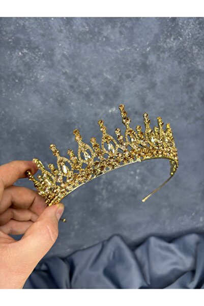 ESPEREST Liyan Fine Embroidered Bridal Crown Henna Night Accessory