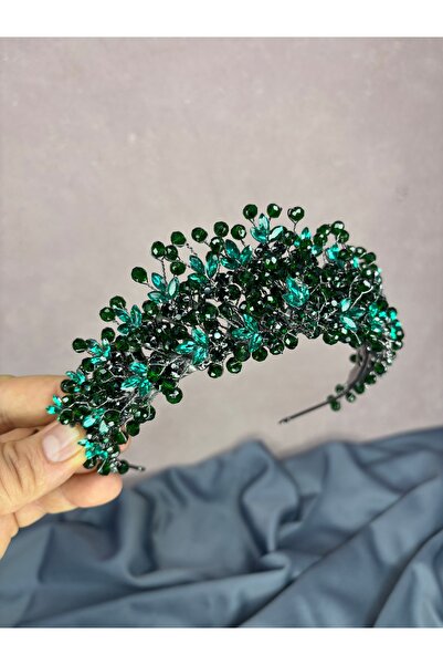 ESPEREST تاج الزفاف الليلي من إيلسو أنيق مزين بالخرز