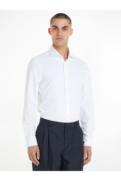 Tommy Hilfiger Mens White DC Performance Shirt