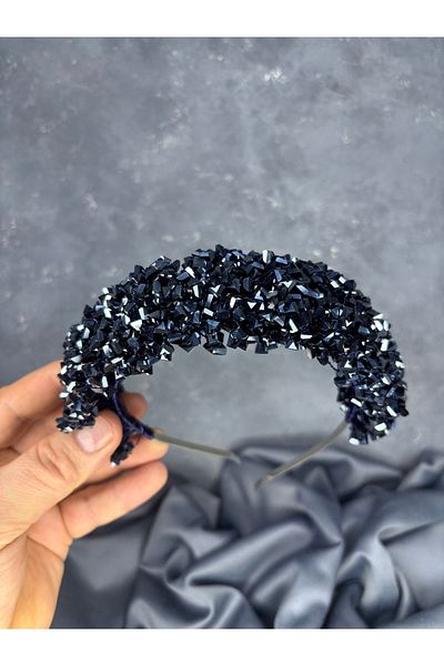 Hayalperest boncuk Asu Intensive Bead Embroidered Bridal Henna Crown