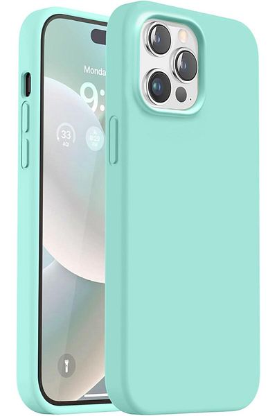Generic Silicone Cover Compatible with iPhone 14 Pro Max 6.7 " , Ultra Slim Fit with Full Body Protection