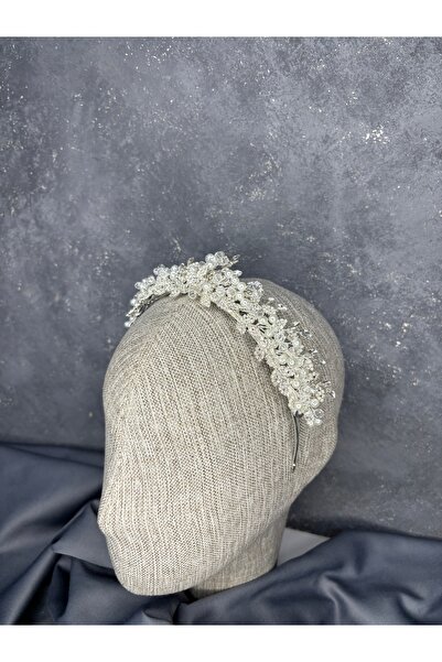 Hayalperest boncuk Duru Bead Embroidered Henna Crown Bridal Accessory