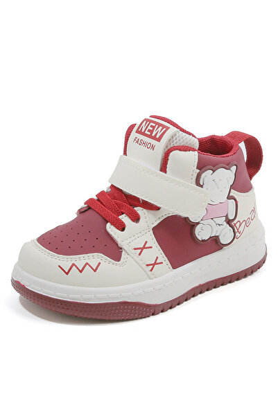 Bebelul White and burgundy sneakers - Bear