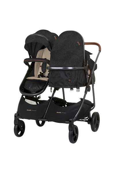 OEM Twin stroller 3 in 1Chipolino Duo Smart blackberry
