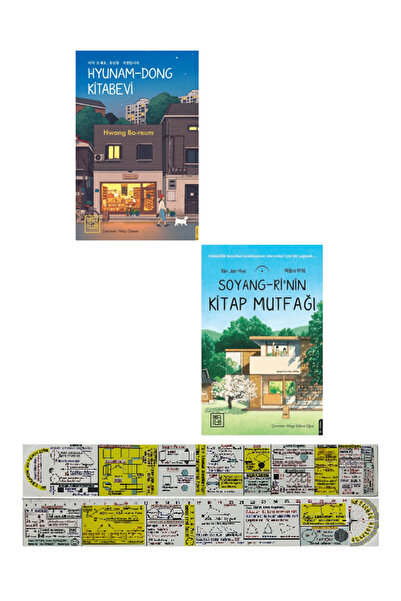 Destek Yayınları Hyunam-Dong Kitabevi + Soyang-Ri'nin Kitap Mutfağı 2'li Set ...