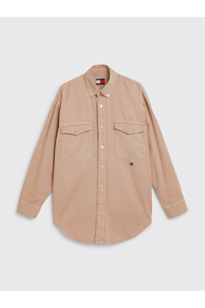 Tommy Hilfiger Tommy Hilfiger Mens Beige Thxsm GMD Archive Overshirt