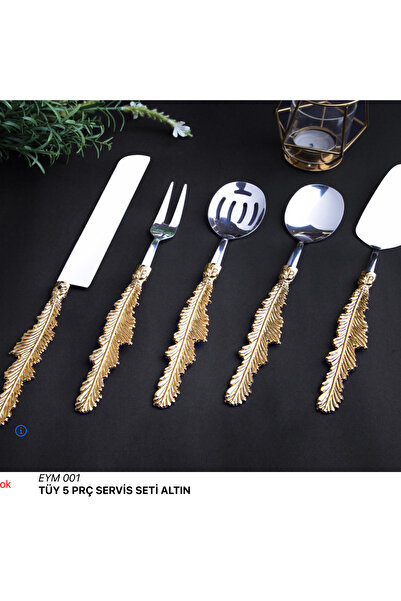 ROY KING TÜY 5 PRÇ SERVİS SETİ ALTIN