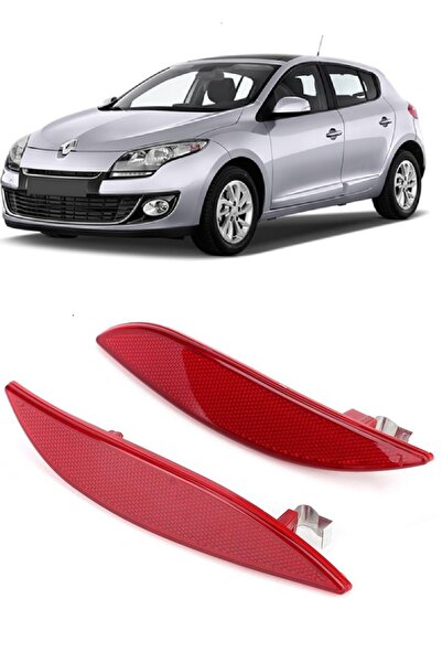 CMEPARTS رينو ميجان 3 2009-2016 مجموعة يمين + يسار 2 قطعة المصد الخلفي الزاوي...