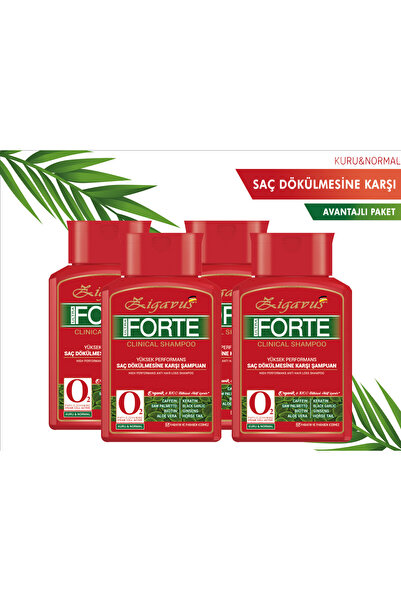 Zigavus Forte Ultra Clinical Kuru ve Normal Saçlar için Şampuan 220 X 4 ML