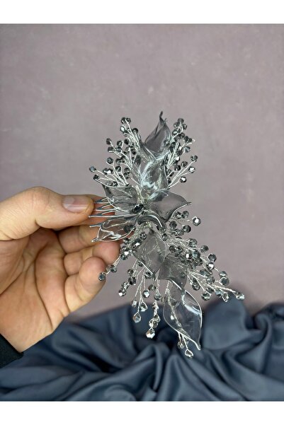 Hayalperest boncuk Özün Detailed Scalloped Bridal Hairpin