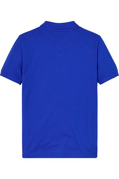 Tommy Hilfiger Boys Blue Flag Short Sleeve Polo T-Shirt