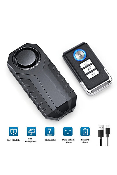 SHIPMENT Bisiklet Motosikletler için Kumandalı Hırsızlık Alarmı Kablosuz Su G...