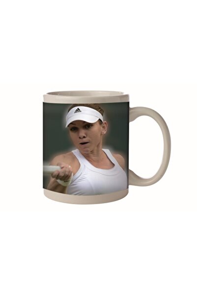 OEM Cană albă personalizată Halep, INOVATIX®. 330ml