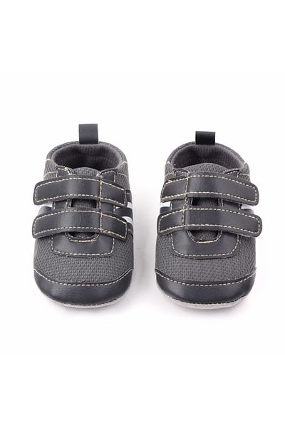 Superbaby Adidasi gri cu barete