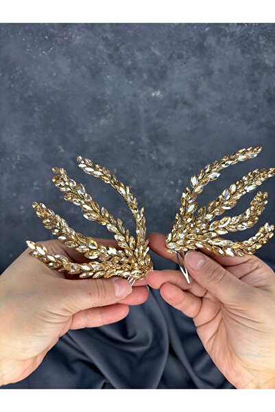 ESPEREST Bride Hairpin with Bugle Comb and Double-Sided