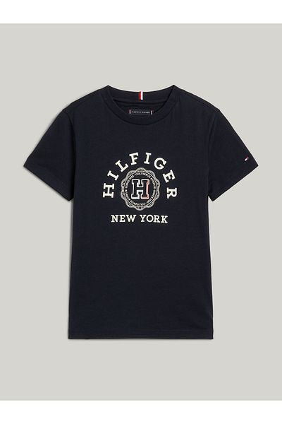 Tommy Hilfiger Boys Blue Short Sleeve T-Shirt