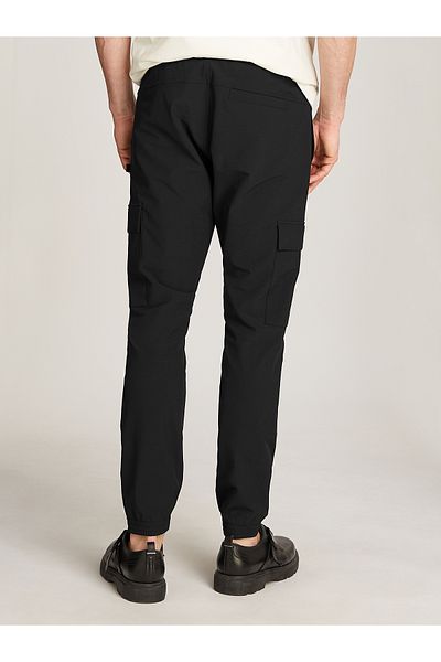 Calvin Klein Men Black Teck Hwk Skinny Sweatpants