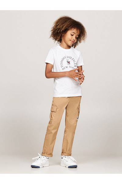 Tommy Hilfiger Tommy Hilfiger Boys White Short Sleeve T-Shirt
