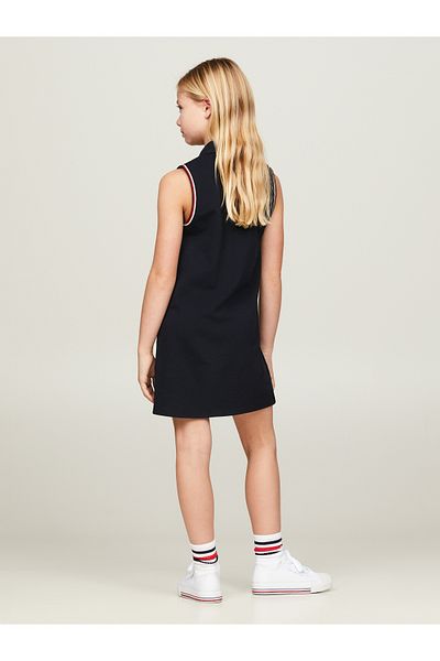 Tommy Hilfiger Women Blue Classic Mini Polo Dress