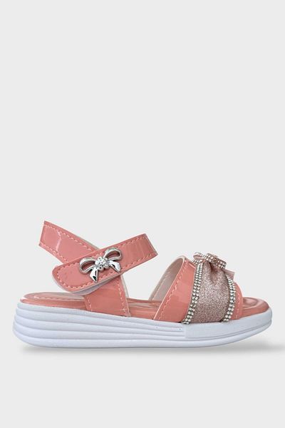 Liger Girl's Summer Wedding Ceremony Stylish Sandals Shoes Powder - Silver