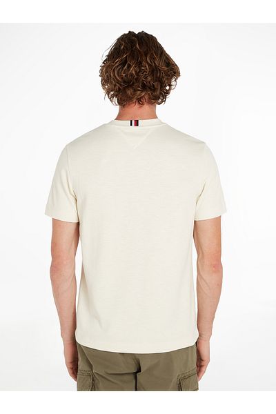 Tommy Hilfiger Tommy Hilfiger Men Beige Monogram Badge T-Shirt