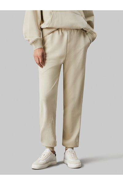 Calvin Klein Women Beige Woven Sweatpants