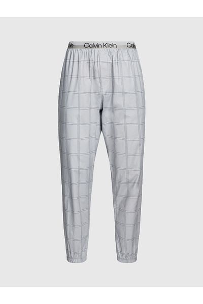 Calvin Klein Men Gray Plaid Joggers