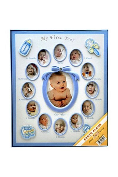 Dijital Dünyası Άλμπουμ Baby Boy με κουτί 240 για τις φωτογραφίες σας σε μέγεθος 10x15