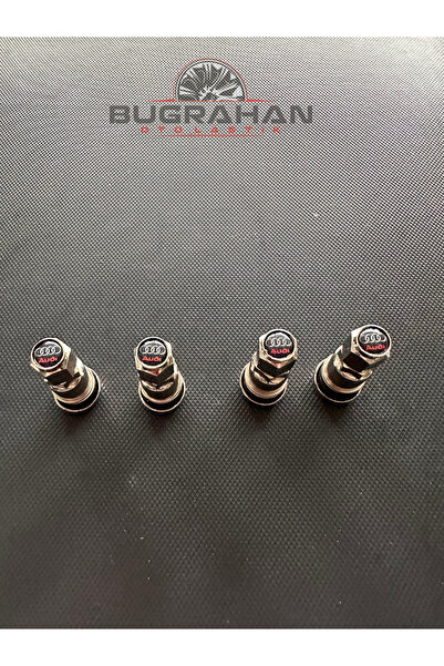 OEM AUDİ Sibop Kapağı Logolu Tüm Araçlara Uyumlu A Kalite Paslanmaz Çelik Sib...