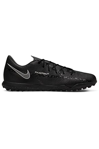 Nike Phantom Gt2 Clup Tf Black Erkek Siyah Halı Saha Ayakkabısı ( Dar Kalıp )