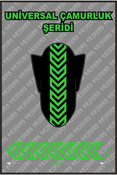 TRİDERS ملصق لاصق لحاجز الدراجة النارية بشريط عالمي مقاس 6 سم × 34 سم